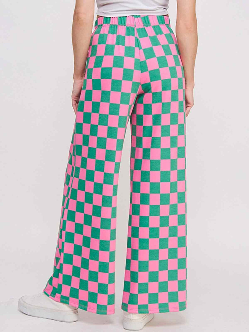 Pantalon damier GRANDES...