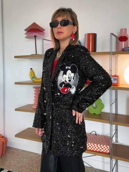 Blazer sequin mickey