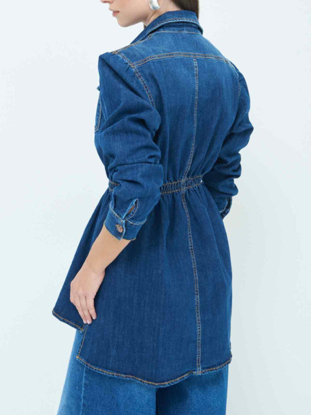 Chemise denim cintrée