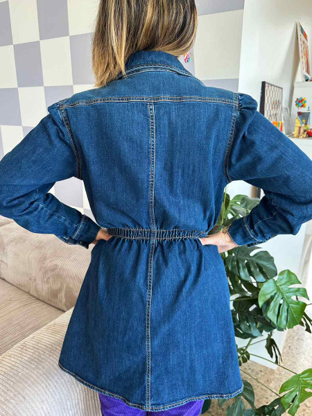 Chemise denim cintrée