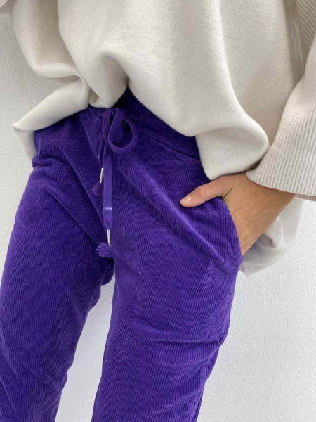 copy of Pantalon velours orange ou violet