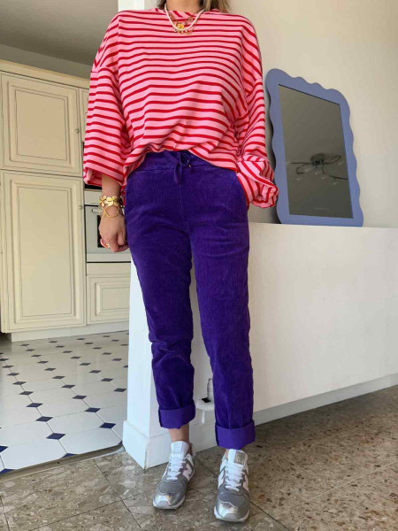 copy of Pantalon velours orange ou violet