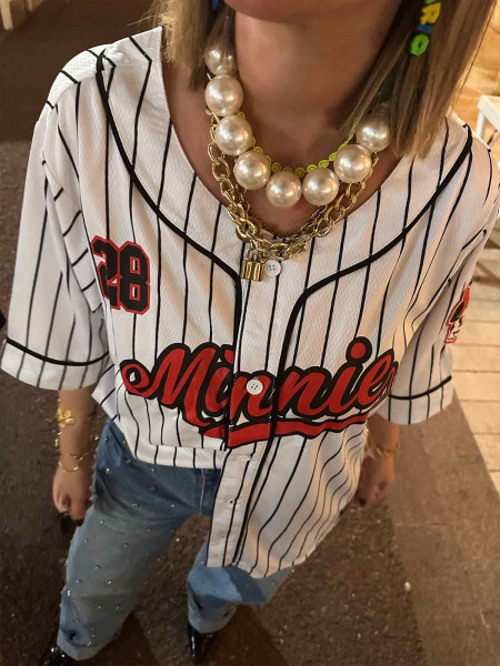 Base-ball shirt Minnie