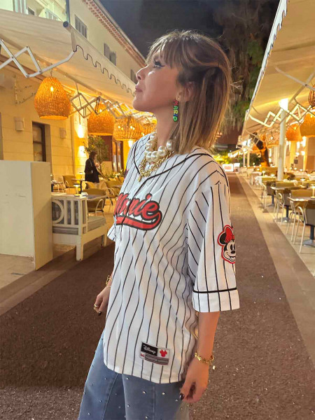 Base-ball shirt Minnie