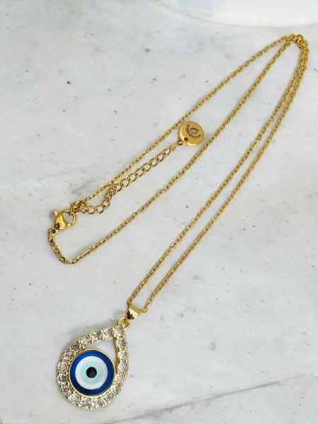 Collier eyes blue