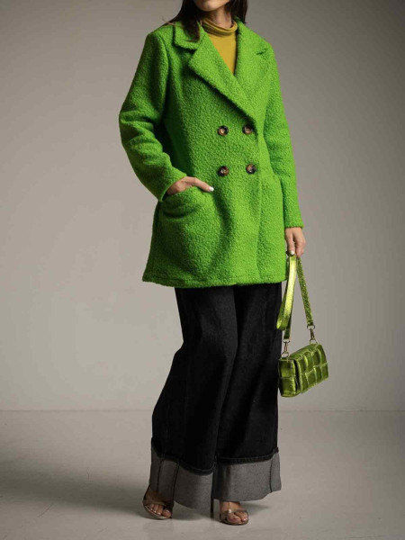 Manteau Sarah vert ou jaune