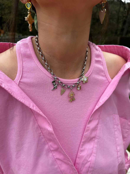 Collier Silver alicia tiph cath isafay