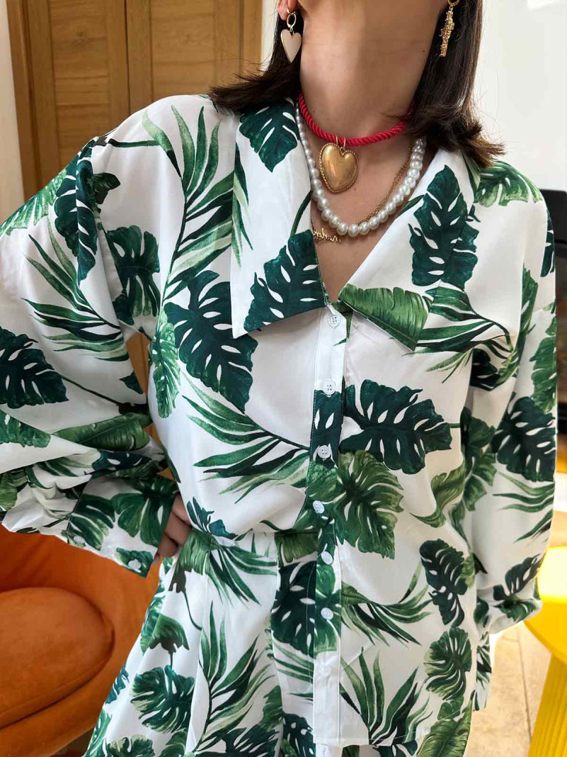 Chemise feuille