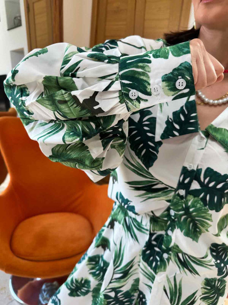 Chemise feuille