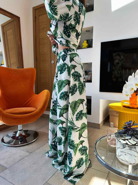 Pantalon feuille
