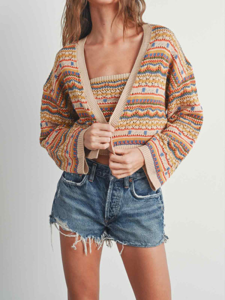 Set Tesse ( Cardigan & Top )