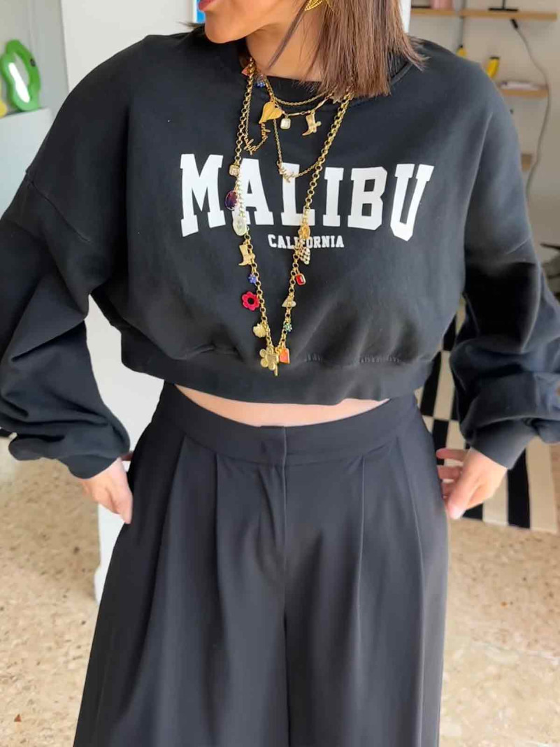 Crop-sweat Malibu
