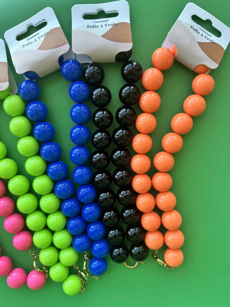 Nos colliers de perles colorées