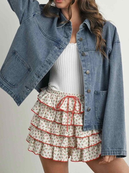 Short cerise