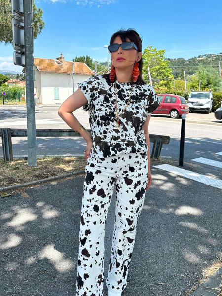 Tee-shirt Cow print