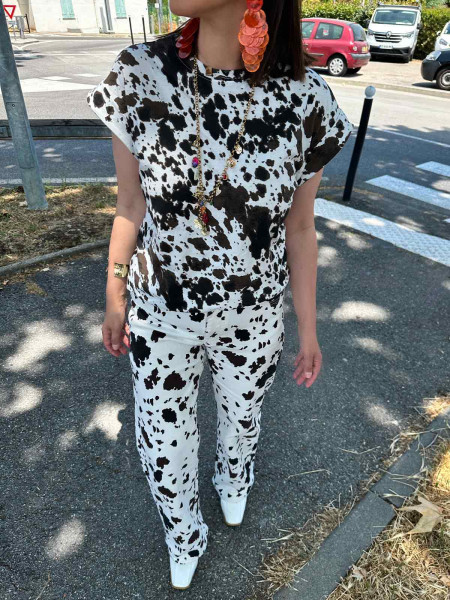 Tee-shirt Cow print