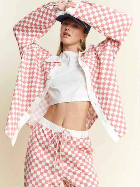 copy of Chemise damier rose