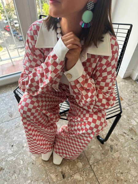 copy of Chemise damier rose