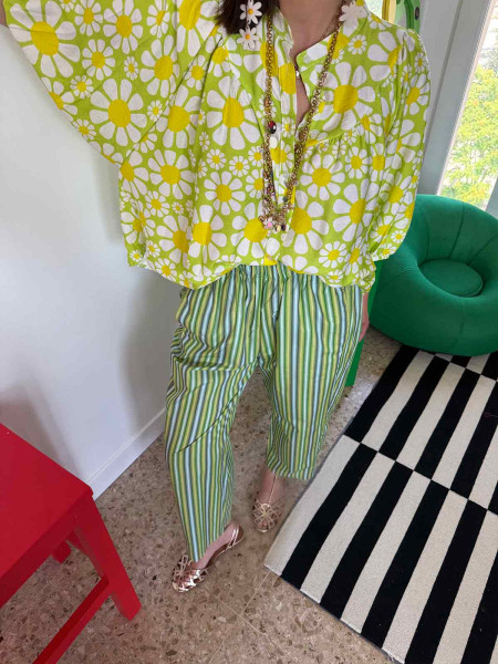 Chemise à fleurs