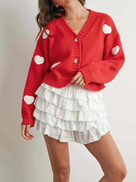 Short Volant en broderie anglaise