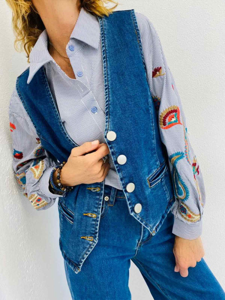 Gilet en jean