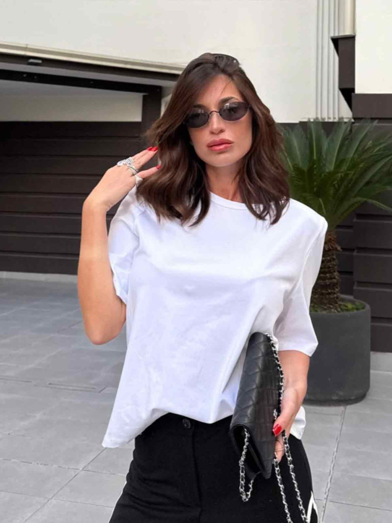 Tee-shirt épaulettes