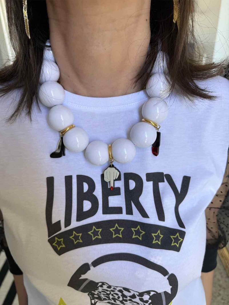 Collier BADASS WHITE