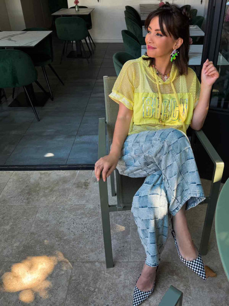 Tee-shirt filet yellow