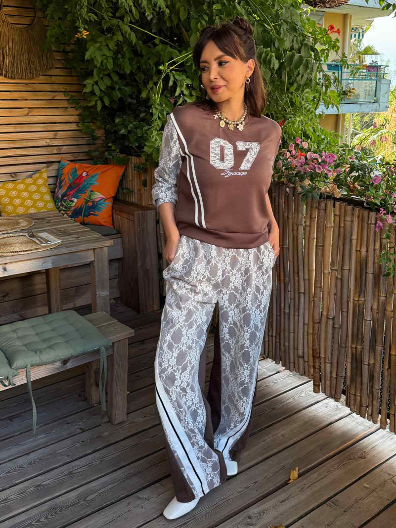 Sweatpants BROWNIE DENTELLE