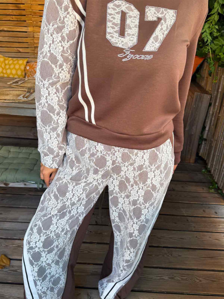 copy of Sweatpants BROWNIE DENTELLE