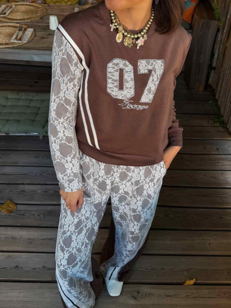copy of Sweatpants BROWNIE DENTELLE
