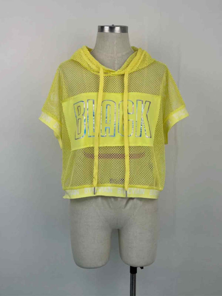 Tee-shirt filet yellow
