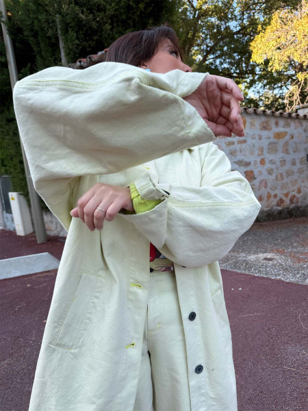 Trench jaune