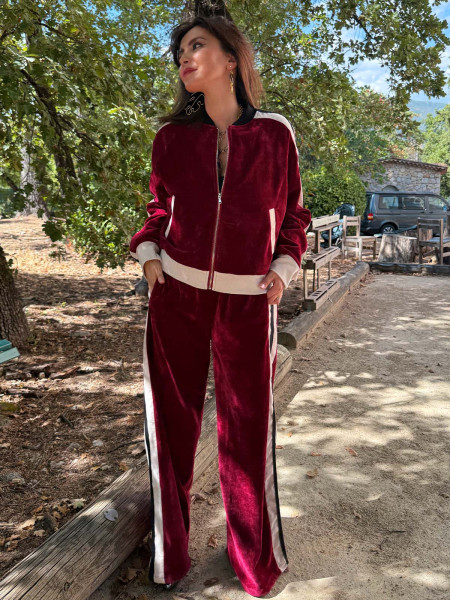 Pantalon bordeaux