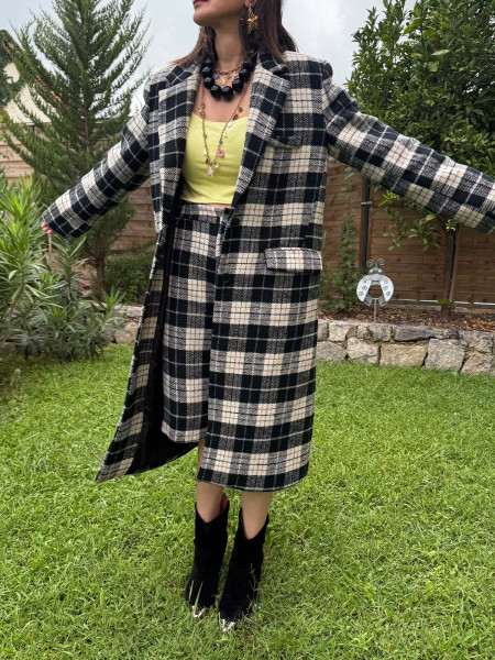 Manteau LOUNA [carreaux]