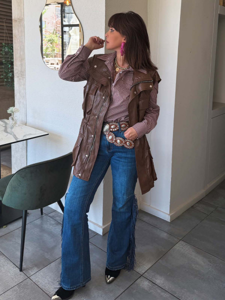 Pantalon Franges