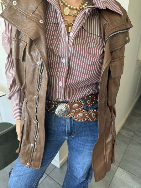 Gilet marron