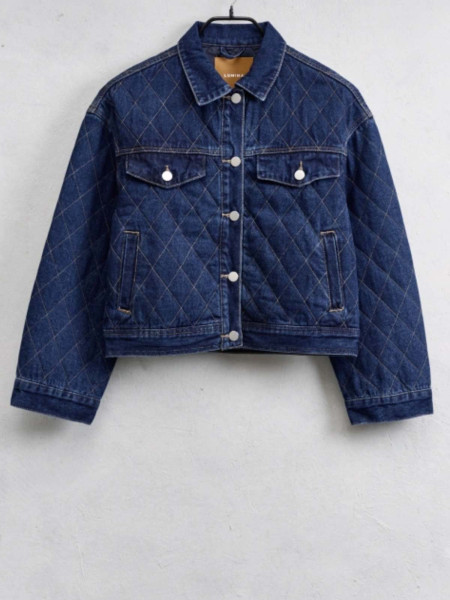 Veste jean matelassé
