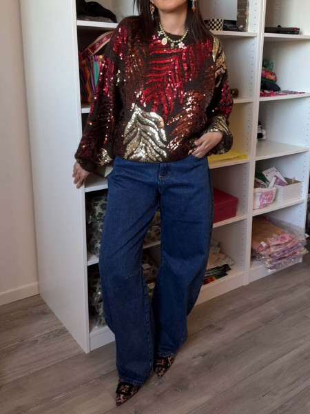 Pull paillettes