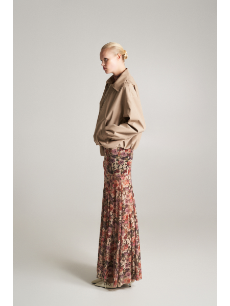 Robe longue floral
