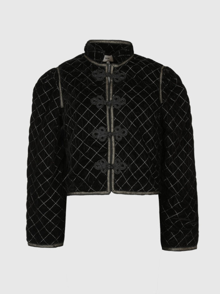 Veste velours capitons