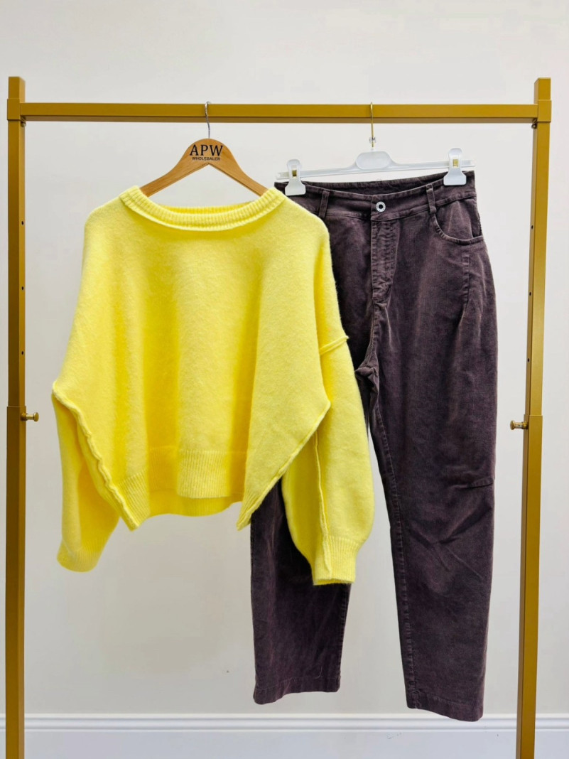 Pull jaune