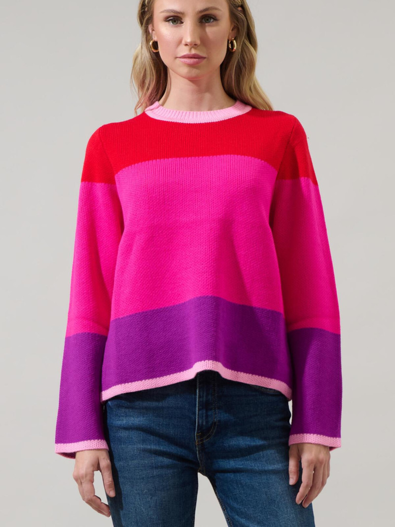 Pull à manches cloche...