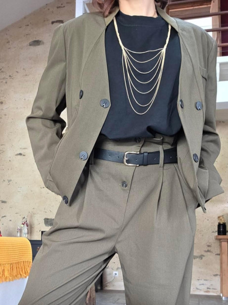 Pantalon kaki kikisix