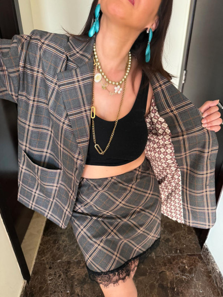 Minigonna pizzo susy mix