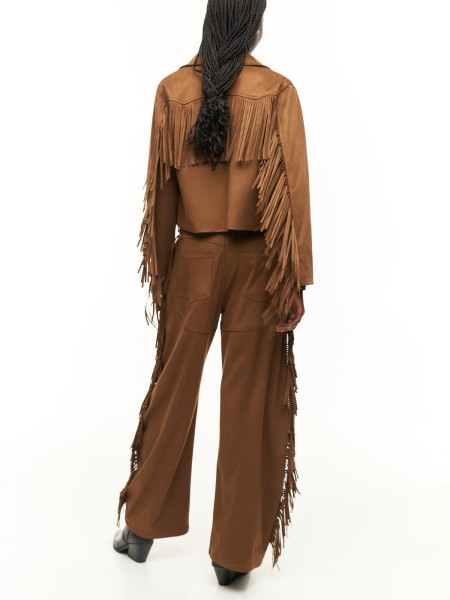 Pantalon franges