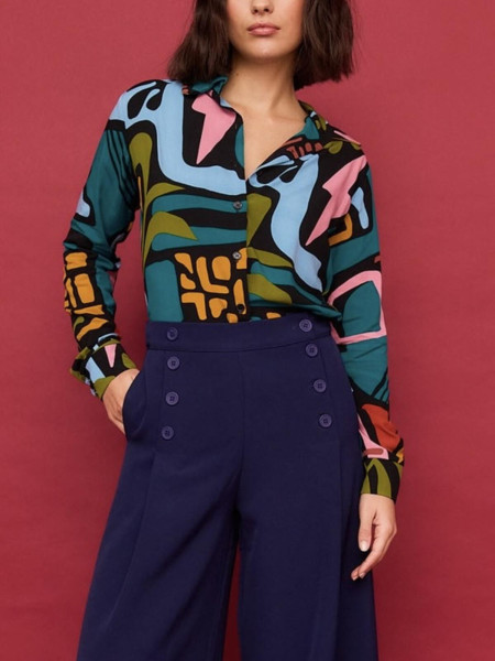 copy of Chemise Marron Multicolore