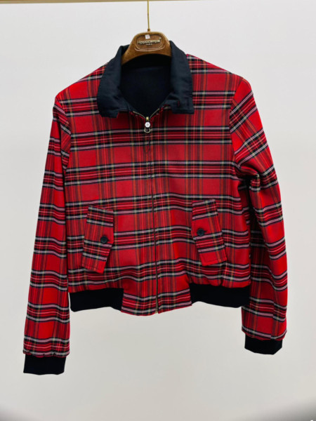 Veste tartan réversible
