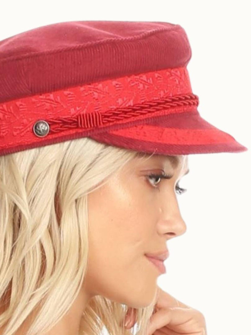 Casquette Beth rouge