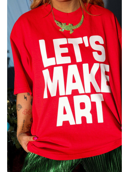 T-shirt graphique Let's Make Art